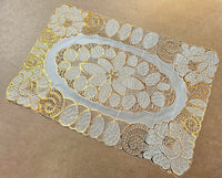 Gold Table Placemat Set 4 Pack- Free Shipping!