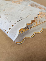 Gold Floral Table Placemat Set 4 Pack- Free Shipping!