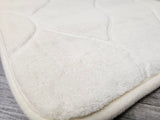 1 PC Memory Foam Bath Mat Set - IVORY (Shell Design) FREE SHIPPING!