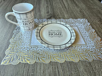 Silver Table Placemat Set 4 Pack- Free Shipping!