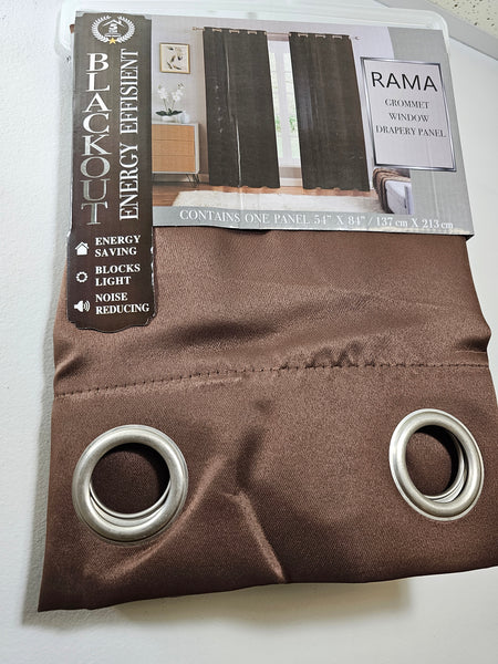 Blackout Curtains Coffee 54" x 84" - FREE SHIPPING!