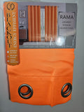 Blackout Curtains Orange 54" x 84" - FREE SHIPPING!