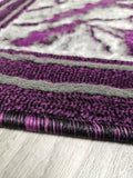 Canary Rug Runner Purple 2x7 - FREE SHIPPING