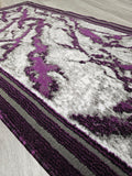 Canary Rug Runner Purple 2x7 - FREE SHIPPING