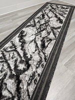 Canary Rug Runner Black 2x7 - FREE SHIPPING