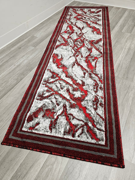 Canary Rug Runner Red 2x7 - FREE SHIPPING