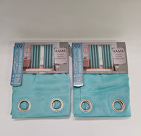 Blackout Curtains Turquoise 54" x 84" - FREE SHIPPING!