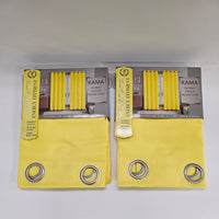 Blackout Curtains Yellow 54" x 84" - FREE SHIPPING!