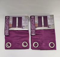 Blackout Curtains Dark Purple 54" x 84" - FREE SHIPPING!