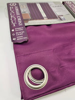 Blackout Curtains Dark Purple 54" x 84" - FREE SHIPPING!