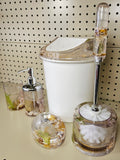 3D Floating Acrylic 5PC Motion Bathroom Vanity Accessory Set Sea Shell Beach - FREE SHIPPING!