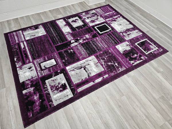 5X8 Majestic Area Rug - PURPLE- Free Shipping!