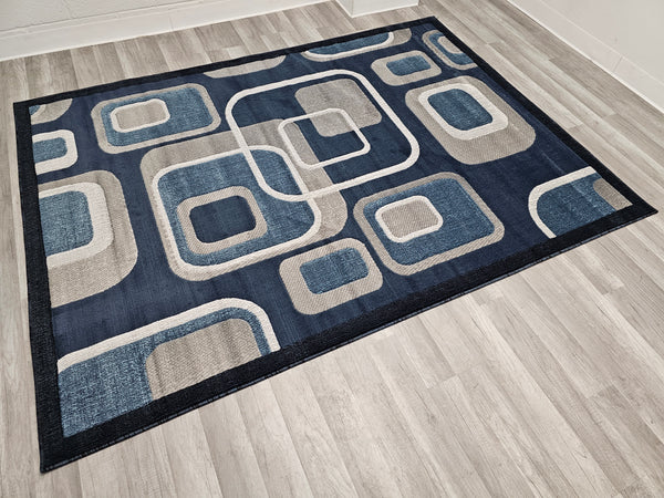 5x8 Royalty Area Rug - BLUE - Free Shipping!