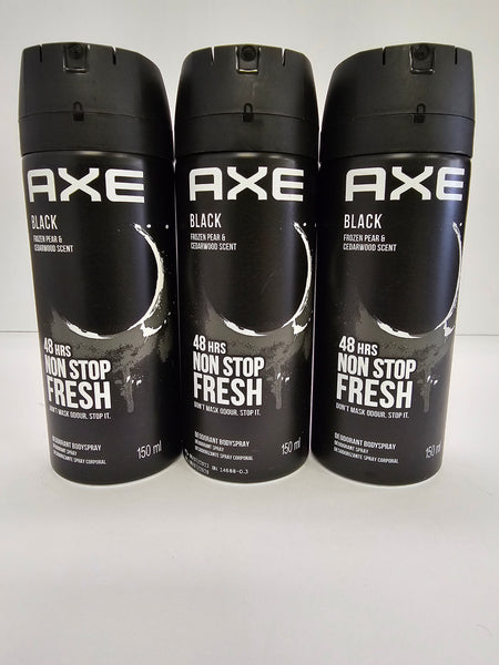 Axe Men Bodyspray 3pk - Black FREE SHIPPING!!