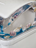 3D Floating Acrylic 5PC Motion Bathroom Vanity Accessory Set Blue Sea Shell Ocean - FREE SHIPPING!