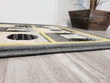 Majestic 2x3 Door Mat - YELLOW/BLACK- Free Shipping!