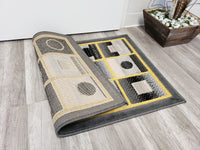 Majestic 2x3 Door Mat - YELLOW/BLACK- Free Shipping!