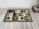 Majestic 2x3 Door Mat - YELLOW/BLACK- Free Shipping!