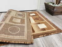 Majestic 2x3 Door Mat - BROWN/BEIGE- Free Shipping!