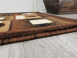 Majestic 2x3 Door Mat - BEIGE/BROWN- Free Shipping!