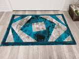 Majestic 2x3 Door Mat - TURQUOISE- Free Shipping!