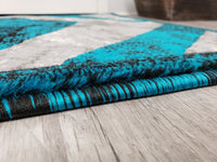 Majestic 2x3 Door Mat - TURQUOISE- Free Shipping!