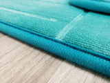 2 PC Memory Foam Bath Mat Set - TURQUOISE FREE SHIPPING!