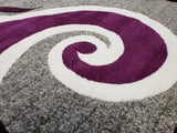 5X8 Majestic Area Rug - PURPLE- Free Shipping!