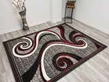 5x8 Star Area Rug - RED