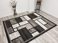 5x8 Star Area Rug - GREY