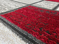 5x8 Star Area Rug - RED