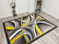 5x8 Star Area Rug - YELLOW