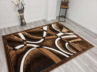 5x8 Star Area Rug - BEIGE