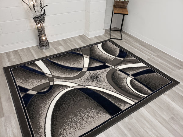 5x8 Star Area Rug - NAVY