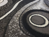 5x8 Star Area Rug - GREY