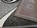 5x8 Star Area Rug - GREY