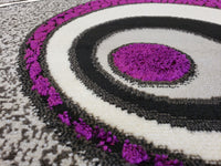 5x8 Star Area Rug - PURPLE