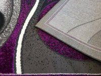 5x8 Star Area Rug - PURPLE