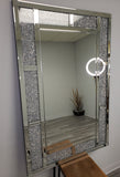 GLAMOUR WALL MIRROR (Silver) - Horizontal/Vertical Mount